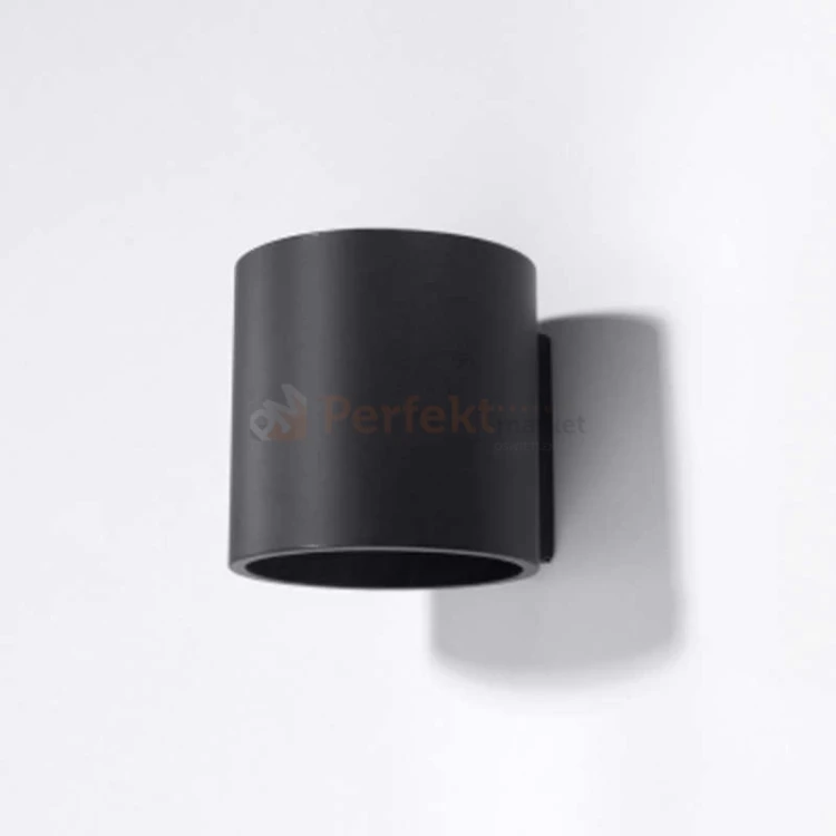 Kinkiet ścienny tuba G9 ORBIS 1 czarny SL.0048 okrągły perfektmarket sklep.jpg