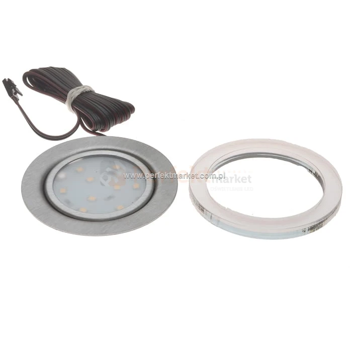 Oprawa meblowa LED okrągła olo-1-d 12V 2W stal oswietlenie perfektmarket 
