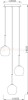 Lampa wisząca Monic Copper potrójna sufitowa kule kula oświetlenie_LED wymiary rozmiar led pendant miedziana miedź MD1629-3B  Zuma Line perfektmarket.jpg
