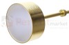 Lampa wisząca CAPRI 6 złota - 60 LED, alumiumium, szkło