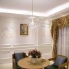 Lampa wisząca CAPRI 6 złota - 60 LED, alumiumium, szkło