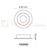 oprawa_halogenowa oprawa_ czarna wpuszczana oświetlenie_led oprawa_led oświetlenie żarówki_led lampy_sufitowe halogeny_led oprawy_do_łazienki lampa_led crosti teri ruchoma okrągła 1503002 wymiary perfektmarket