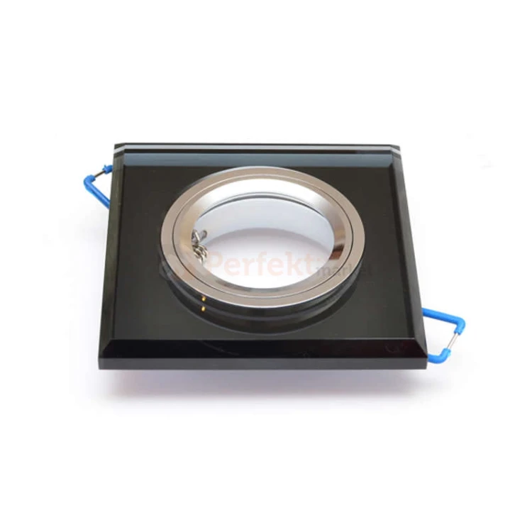 Oprawa halogenowa sufitowa stala pojedyncza kolor szklana czarna1 gniazdo GU10 LED perfektmarket.jpg
