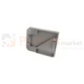 Zaślepka do profili Unico led aluminiowa z otworem typ schodowe srebrna prawa pełna oświetlenie_led perfektmarket.jpg