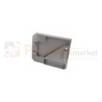 Zaślepka do profili Unico led aluminiowa z otworem typ schodowe srebrna prawa pełna oświetlenie_led perfektmarket.jpg