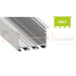 rofil do taśm LED lamp Inso srebrny 1 mb LUMINES-INSO1-S perfektmarket sklep 
