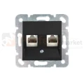 novella gniazdo komputerowe 2rj45 bez ramki czarny perfektmarket 92105579.jpg