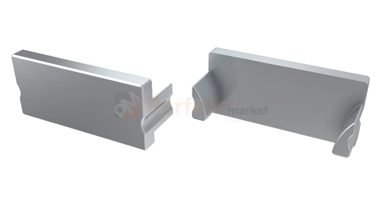 zaślepka do profili aluminiowych terra z otworem perfektmarket led oświetlenie_led listwy_led szara
