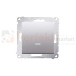 Simon 54 Łącznik schodowy z podświetleniem bez ramki DW6L.01/43 perfektmarket srebrny mat metalizowany