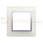 Simon 54 nature ramka pojedyncza szkło srebrna mgła DRN1/71 perfektmarket