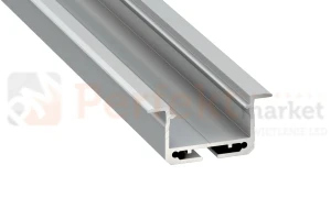 Profil LED inSILEDA wpuszczany srebrny anodowany 3 mb