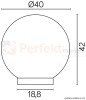kula lampa ogrodowa biała 40 cm PMMA wymiar perfektmarket.jpg