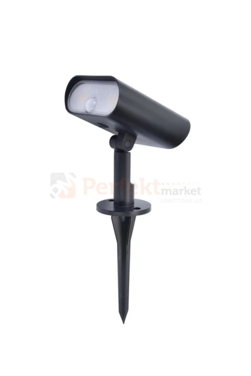 Reflektor ogrodowy LED solarny GINBO SOLAR LED SPIKE  PIR czarny Lutec perfektmarket 2.jpg
