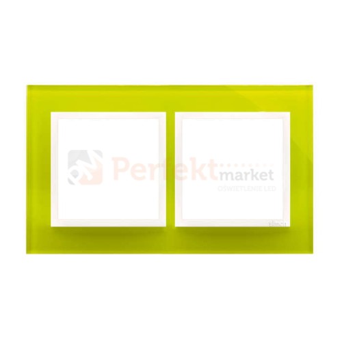 DR2/11 Simon 54 nature ramka podwójna szkło limonkowy sorbet DRN2/90 perfektmarket
