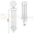 COTTON PANEL RH25, fi100 lampa wisząca cleoni czarny mat G9 perfektmarket.jpg