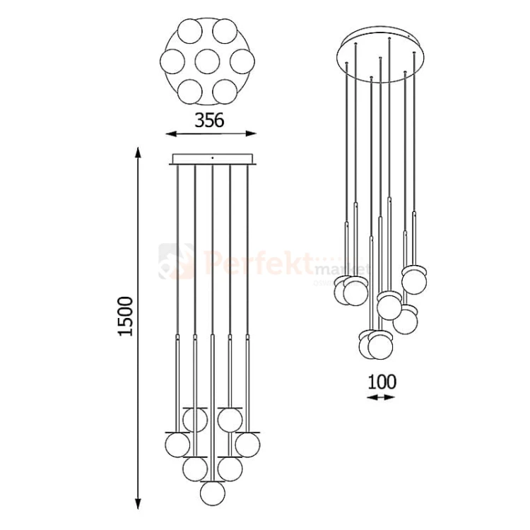 COTTON PANEL RH25, fi100 lampa wisząca cleoni czarny mat G9 perfektmarket.jpg