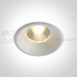 Oprawa LED downlight wpuszczana Kalvia dark light biała 3000K 12W 10112TD/W/W