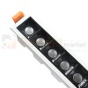 lampa liniowa led wpuszczana soczewki 30W biało czarna 3000K 1.jpg