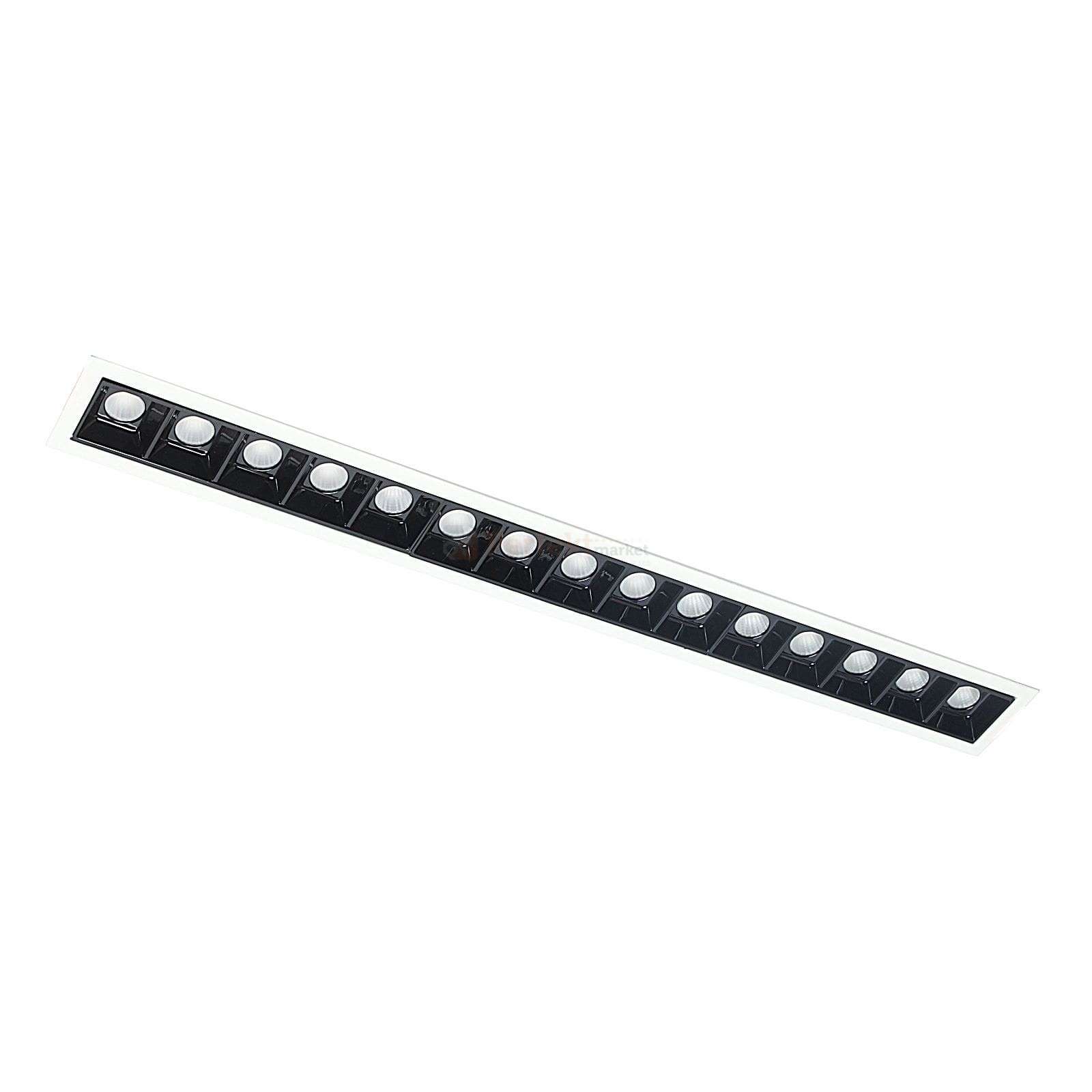 lampa liniowa led wpuszczana soczewki 30W biało czarna 3000K perfektmarket.jpg