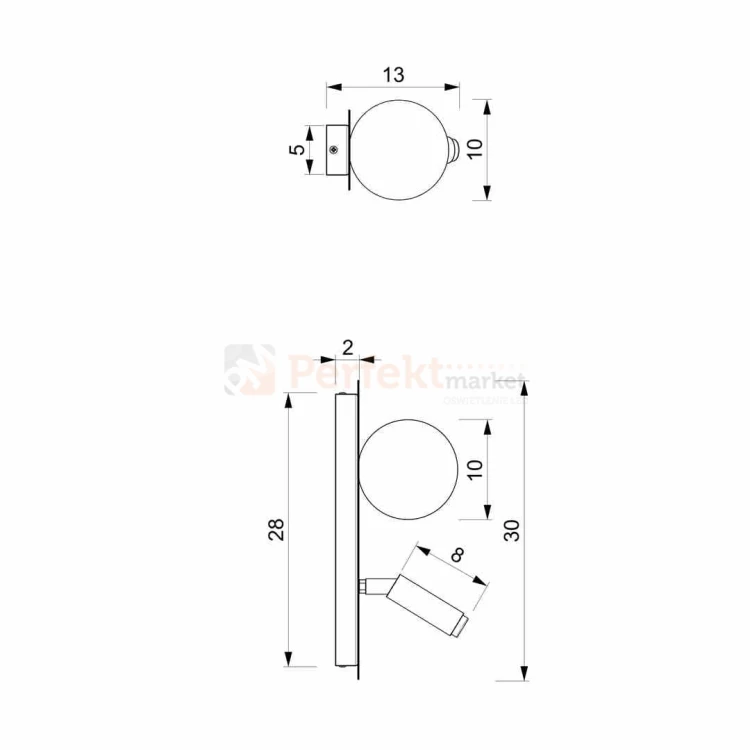 Kinkiet SIRIO 2xG9 MLP8404