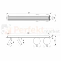 Lampa sufitowa SIRIO 4xG9 MLP8406