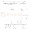 Lampa wisząca SIRIO 5xG9 MLP8408