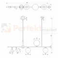 Lampa wisząca SIRIO 5xG9 MLP8408