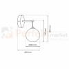 Kinkiet REFLEX 1xE14 MLP8412