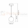 Lampa wisząca REFLEX fi 250 1xE27 MLP8414
