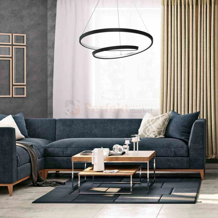 Lampa wisząca LUCERO BLACK 48W LED ML7948