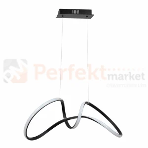 Lampa wisząca LED wstążka TESORO BLACK 48W LED ML7951