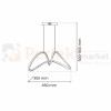 Lampa wisząca TESORO GOLD 48W LED ML7953