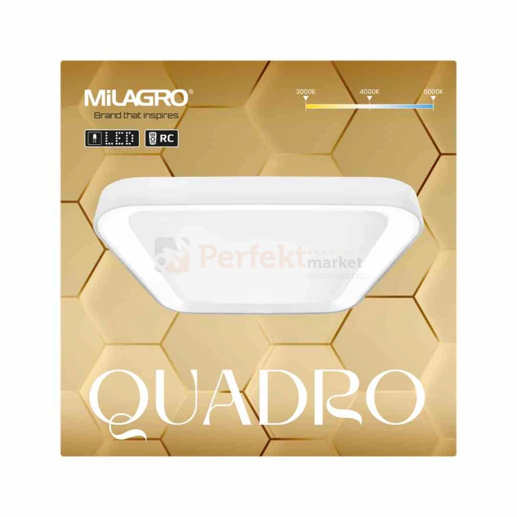 Plafon QUADRO WHITE 38W ML7928