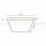 Plafon QUADRO GOLD 38W ML7930