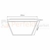 Plafon QUADRO BLACK 66W ML7932