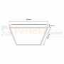 Plafon QUADRO BLACK 66W ML7932