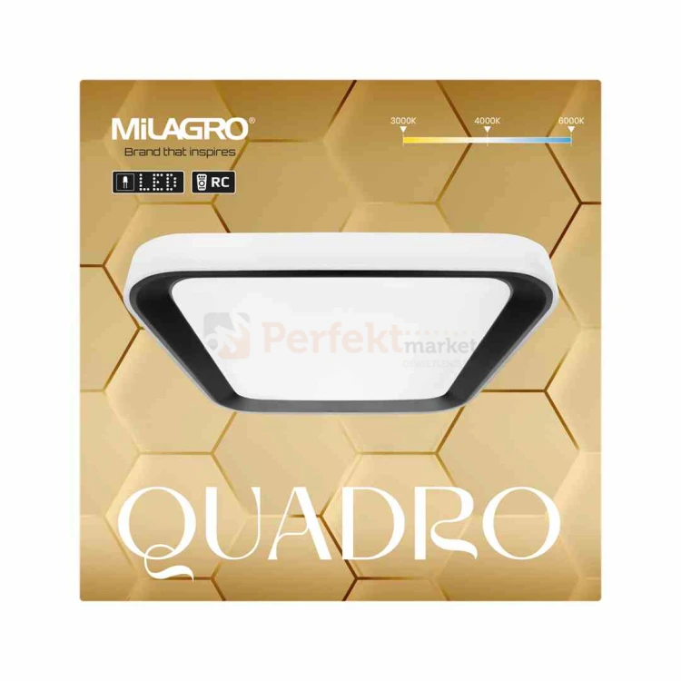Plafon QUADRO BLACK 66W ML7932