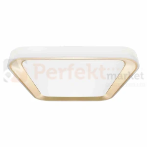 Plafon QUADRO GOLD 66W Ściemnialny + Pilot ML7933