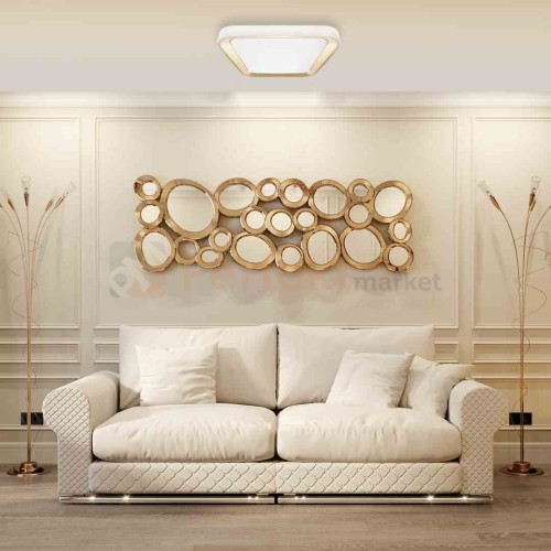 Plafon QUADRO GOLD 66W ML7933