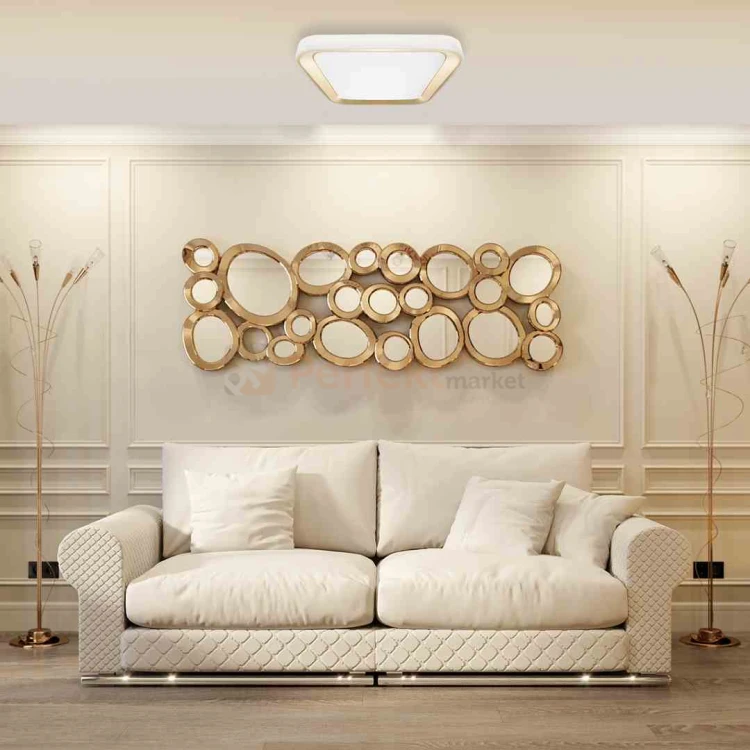 Plafon QUADRO GOLD 66W ML7933