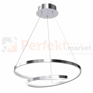 Lampa wisząca LED spirala LUCERO CHROME 48W LED ML7949