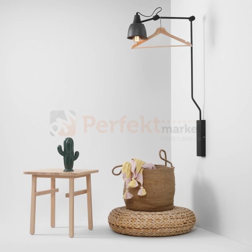 Lampa ścienna kinkiet AIDA 1 grafit loft regulowana klosz E27 perfektmarket 1.jpeg