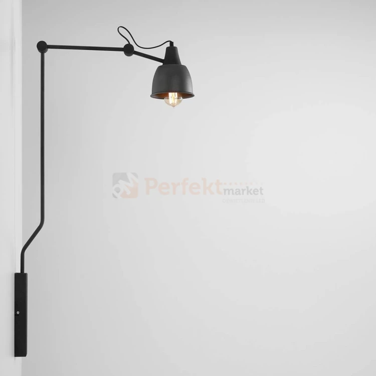 Lampa ścienna kinkiet AIDA 1 grafit loft regulowana klosz E27 perfektmarket.jpeg
