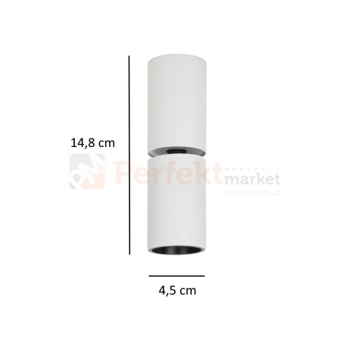 Oprawa sufitowa reflektor spotlight regulowany LED Camali 5W 3000K perfektmarket size.jpg