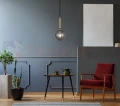 Italux lampa wisząca kula dymiona mosiądz Ravena 15 cm PND-2324-1 BRO+SG 1.jpg