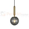 Italux lampa wisząca kula dymiona mosiądz Ravena 15 cm PND-2324-1 BRO+SG.jpg