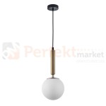 Italux lampa wisząca kula mleczna mosiądz Ravena 15 cm PND-2324-1 GD+OPA perfektmarket.jpg