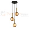 Italux  lampa wisząca bursztynowe kule Ravena PND-2324-3A BRO+AMB.jpg