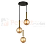 Italux  lampa wisząca bursztynowe kule Ravena PND-2324-3A BRO+AMB.jpg