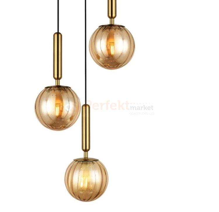 Italux  lampa wisząca bursztynowe kule Ravena PND-2324-3A BRO+AMB perfektmarket.jpg